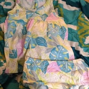 Baby girl matching set